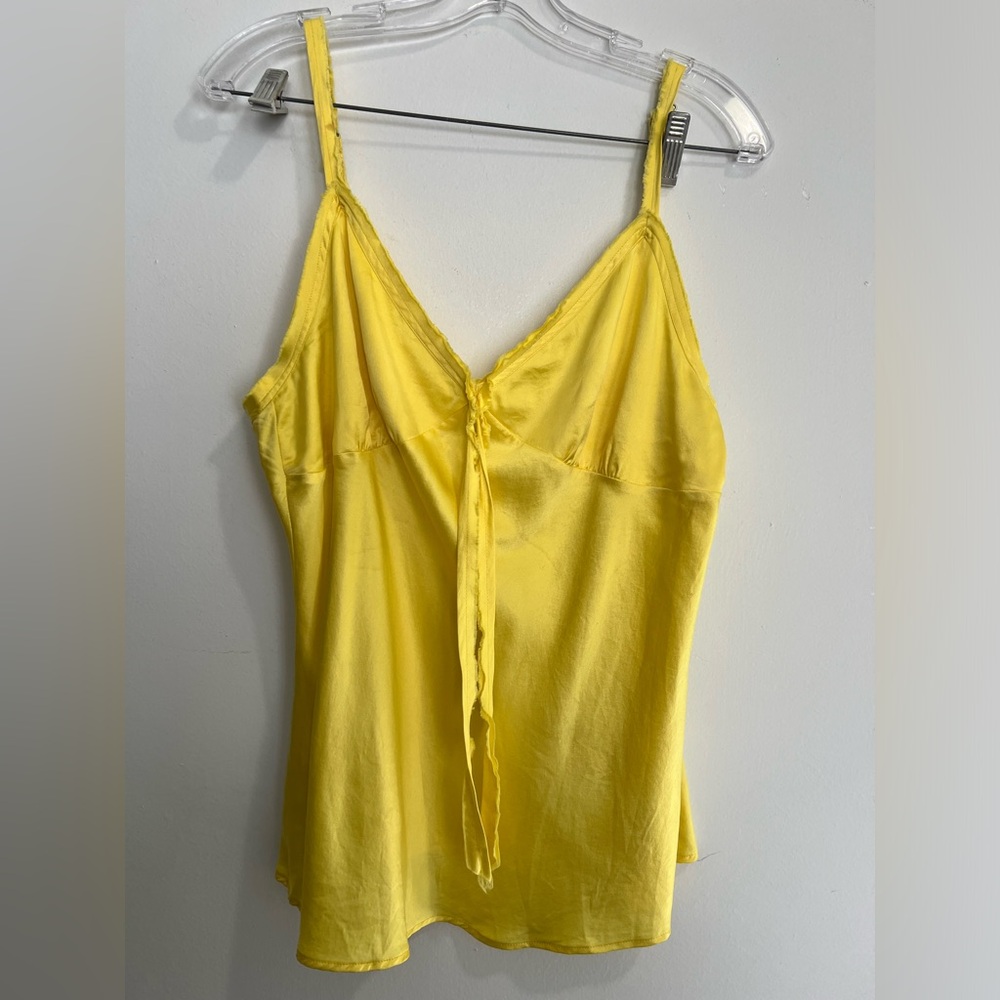 100 Silk Yellow tank